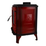 365 Ferrox 55 Kaminofen Stahl Rot 7 kW – Bild 4