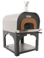 AgriEuro Cibus Inox 1000 – Edelstahl Holzbackofen für draußen – mit Backraum Ø 100 – Backfähigkeit: 6 Pizzen – Bild 4