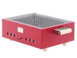 AgriEuro Holzkohle-Tischgrill Dalmazio – Rot – Bild 6