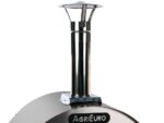 AgriEuro Quattro Stagioni Holzbackofen für Pizza – Farbe: Anthrazit – für 1 Pizza – Bild 2