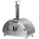AgriEuro Quattro Stagioni Holzbackofen für Pizza – Farbe: Anthrazit – für 1 Pizza