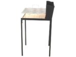 Famur BK7 Light – Holz- und Holzkohlebrikett- Grill 2 in 1 – Grillrost aus Chromstahl 70x48 cm – Bild 8