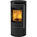 Fireplace Rondale Kaminofen Keramik Schwarz 5 kW – Bild 3