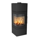 Fireplace Royal Kaminofen 6 kW – Stahl Schwarz, mit Wärmespeicherfach