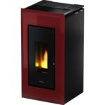 FreePoint Vega Pelletofen Bordeaux 10 kW