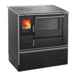 Wamsler Westminster K76F-90 Küchenherd 7,6 kW – Schwarz, Backfach rechts, Stahlplatte – Bild 4