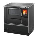 Wamsler Westminster K76F-90 Küchenherd 7,6 kW – Schwarz, Backfach links, Stahlplatte – Bild 4