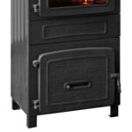Wamsler WO 109-8F Werkstattofen 8 kW – Email Schwarz, Sichtfenster, Anschluss oben – Bild 5