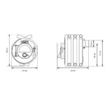 Bruno Werkstattofen Mini I 6 kW inkl. Untergestell Move & Seitenverkleidung Quattro – Bild 6