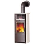 Hark Opera-B Kaminofen 7 kW – Keramik Cremeweiß