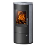 Justus Austin 5 Dauerbrandofen 5 kW – Speckstein, Korpus Stahl Schwarz