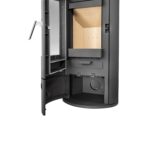 Justus Austin 7 Kaminofen 7 kW – Speckstein, Korpus Schwarz – Bild 5