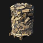 Kaminholz Fichte, kammergetrocknet, 30 cm Scheitlänge – 1 RM