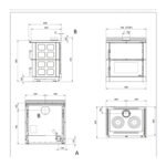 La Nordica Verona XXL.16 Holzherd 7,1 kW – Edelstahl – Bild 3