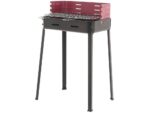 Mille Flavia s/r 45 – Handgefertigter Eisen-Holzkohlegrill – 45,5x29,5cm – Bild 3