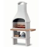 Palazzetti Rimini – Grillkamin aus Beton – Grillfläche 68x40 cm