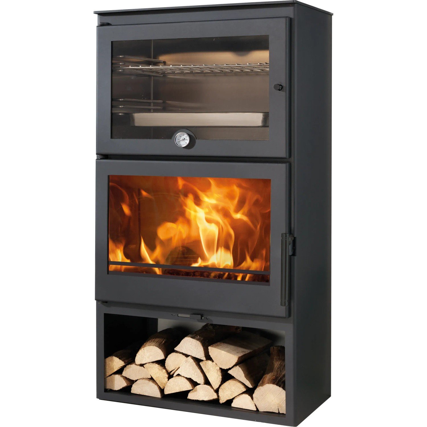 panadero-chef-kuechenofen-7-1-kw-stahl-schwarz-principale.jpg Panadero Chef Küchenofen 7,1 kW – Stahl Schwarz Metallic – Bild 1