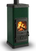 Plamen Dora 10N Werkstattofen mit Herdplatte Grün 7,2 kW – Bild 3