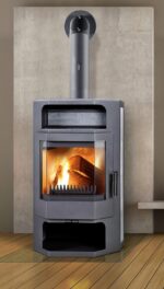 Thorma Frankfurt Kaminofen Stahl Schwarz 7,5 kW – Bild 2