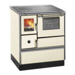 Wamsler Westminster K76F-70 Küchenherd 7,6 kW – Elfenbein, Backfach links, Stahlplatte – Bild 4