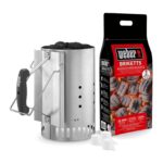 Weber Anzündset – inkl. 2 kg Briketts und Anzündwürfel